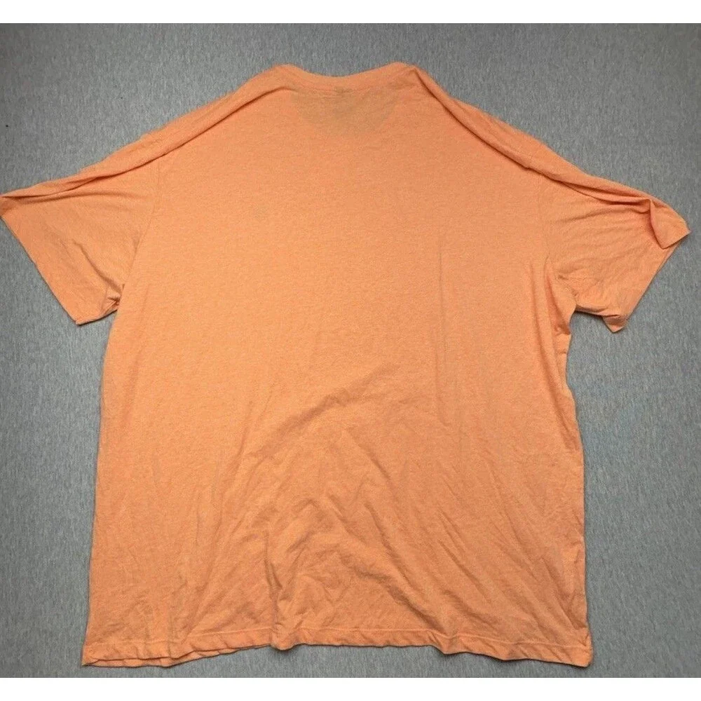 Polo Ralph Lauren Men Orange T Shirt Crew Neck Tee Big & Tall SIZE 4XL